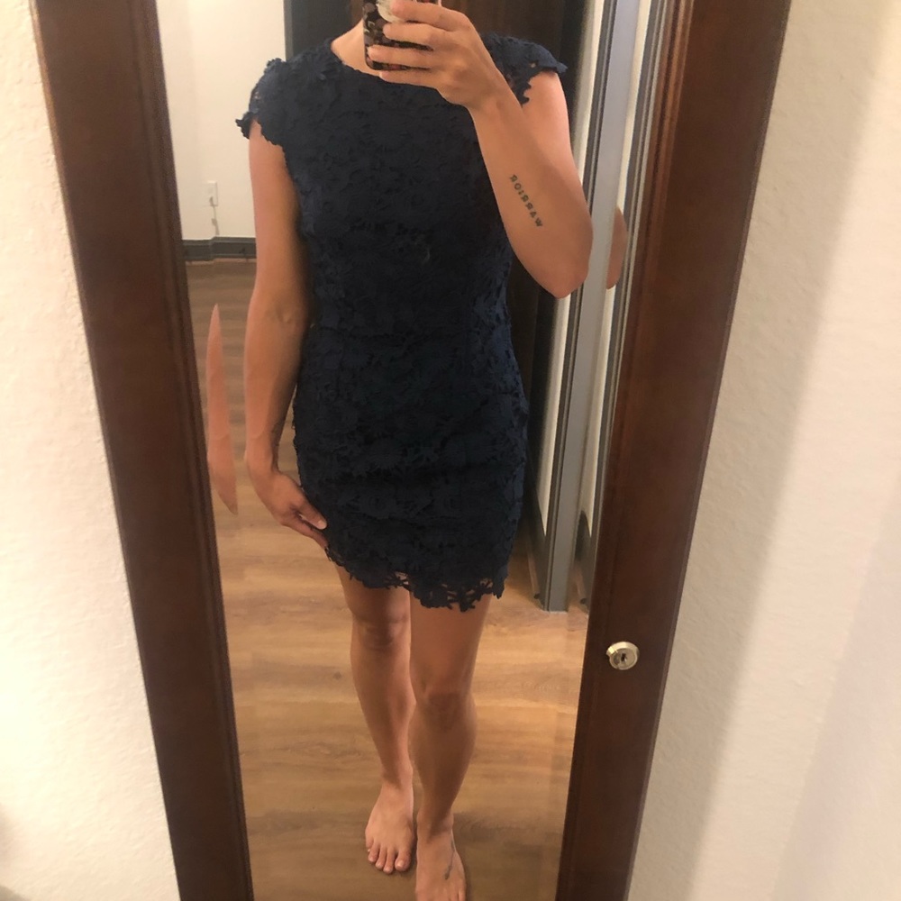 Blue Lace Dress